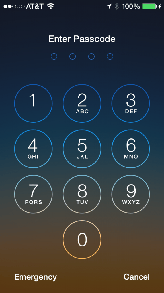 iPhone Passcode