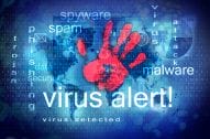 Virus Alert graphic, image from Shutterstock
