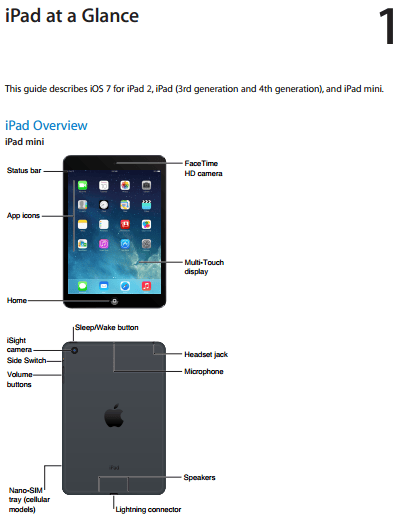 Page 1 of Apple's Guidebook