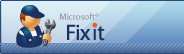 Microsoft Fix it logo, image from Microsoft.com