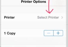 Print an Email