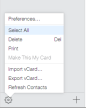 icloudoncomputercontactsselectall