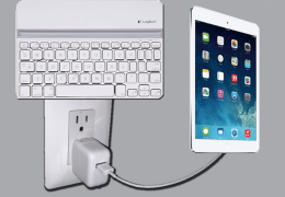 Charge your iPad and Keyboard at the same time!