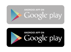 Logos for the Google Play Store for Android Apps