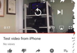 iPhone to Youtube