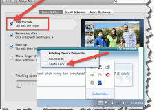 turn off tap to click in Mac and Windows