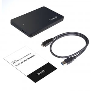 Image of external 2.5" hard drive enclosure, image from Amazon.com