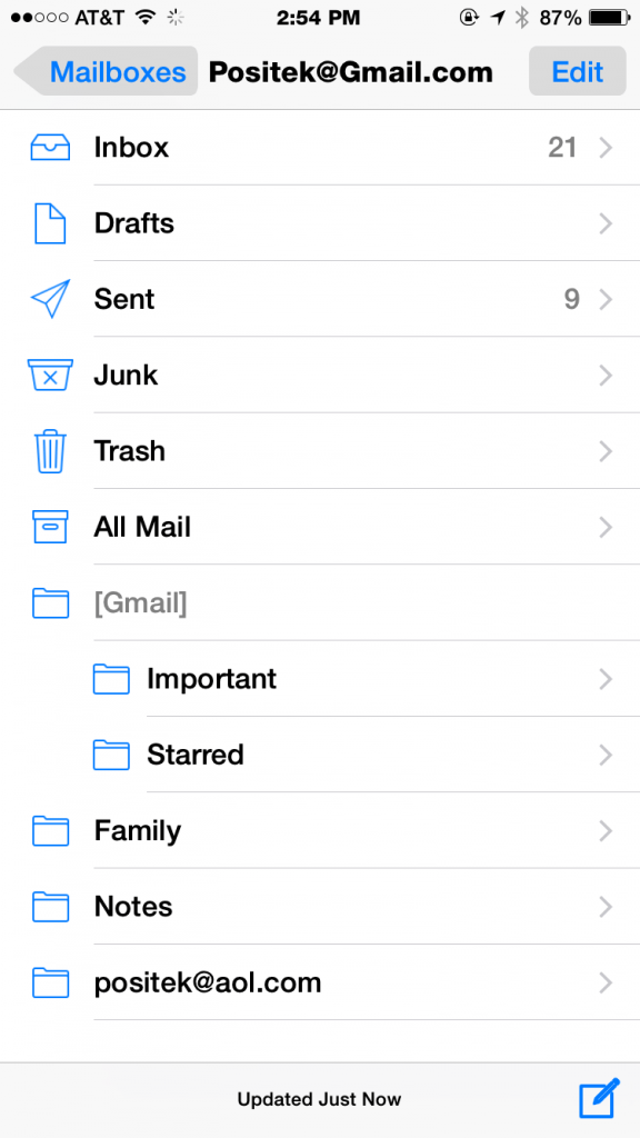 IPhone Email Folder View Practical Help For Your Digital Life 