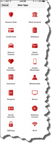 lastpass-secure-notes-list-iphone-screenshot