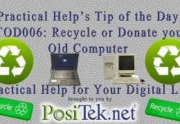 Old computer? Donate or Recycle!