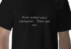 male-t-shirt-with-saying-first-restart-your-computer