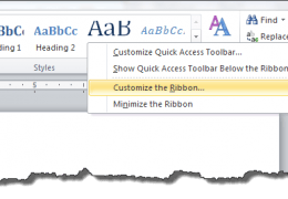 Horizontal Line in Word