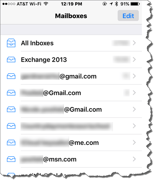 gmail on iphone mail app