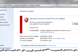 Windows Update Won't
