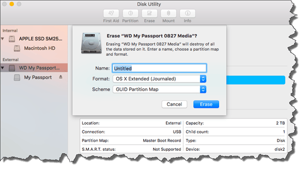 backing up using my passport for mac