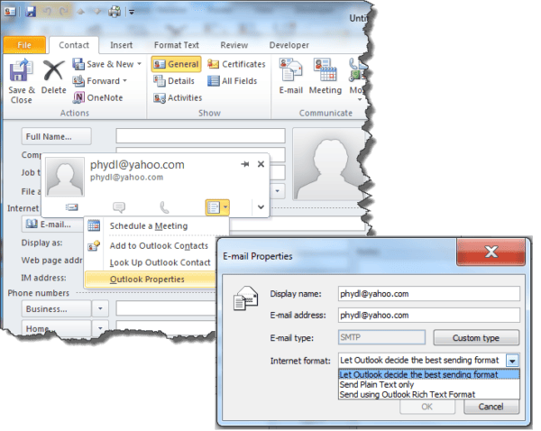 Outlook winmail dat отключить