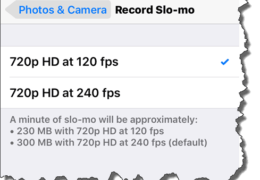 iPhone Slo-mo