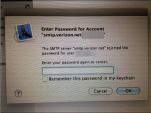 MacMail Password Woes