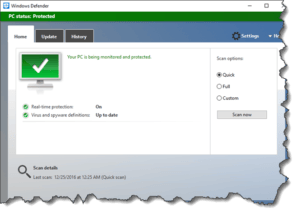 how to download a fresh copy of Windows Defender on Windows 10