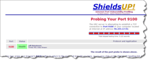 port-probe-9100-stealth-image-from-grcdotcom