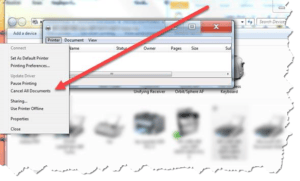 win7-print-queue-cancel-docs-screenshot