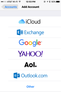 Setup Comcast Email on iOS