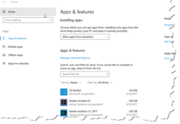 Windows 10 Uninstall Apps