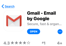 Gmail on iPhone