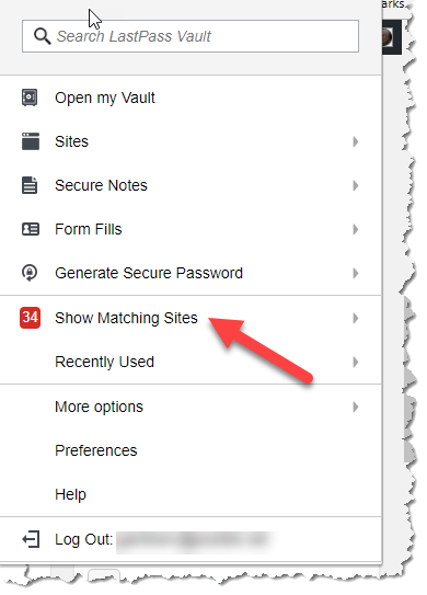 lastpass family shared site sync not working