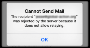 mac mail server error
