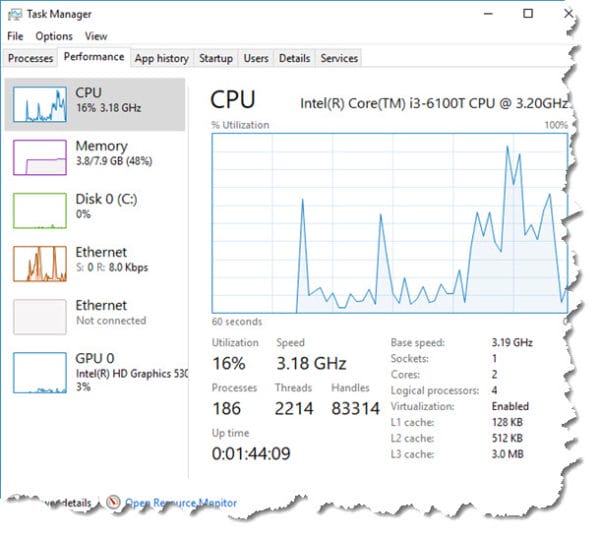windows 10 power settings intel dynamic power limit level