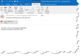 Fake Email Voicemail