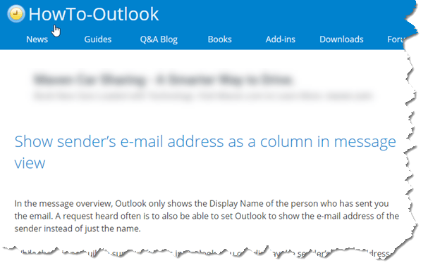 can't mention name in outlook email
