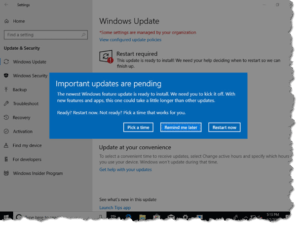 windows 10 update pending