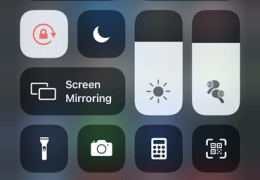 iPhone Control Panel Pops Up