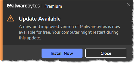 anything wrong with latest malwarebytes download