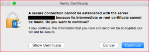 Certificate Warning on Mac – Practical Help for Your Digital Life®