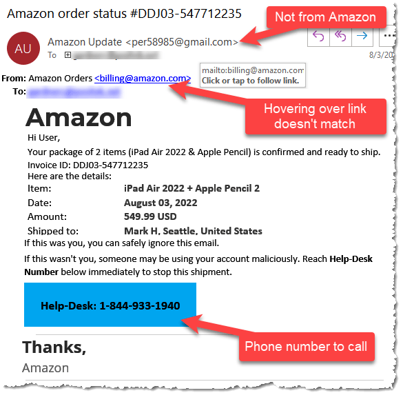 Fake Email Id