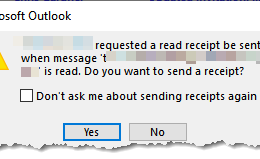 Outlook Tracking Emails