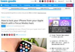 Lock iPhone with Apple Watch