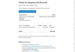 Microsoft Purchase Scam
