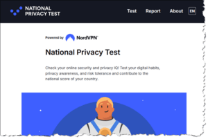 Click to open a new tab to the Nord National Privacy Test